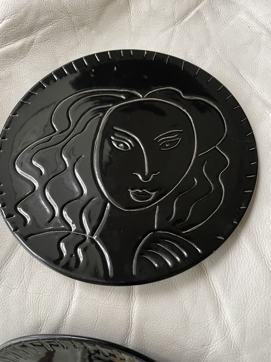 Pair Of Vallauris Dishes -photo-4