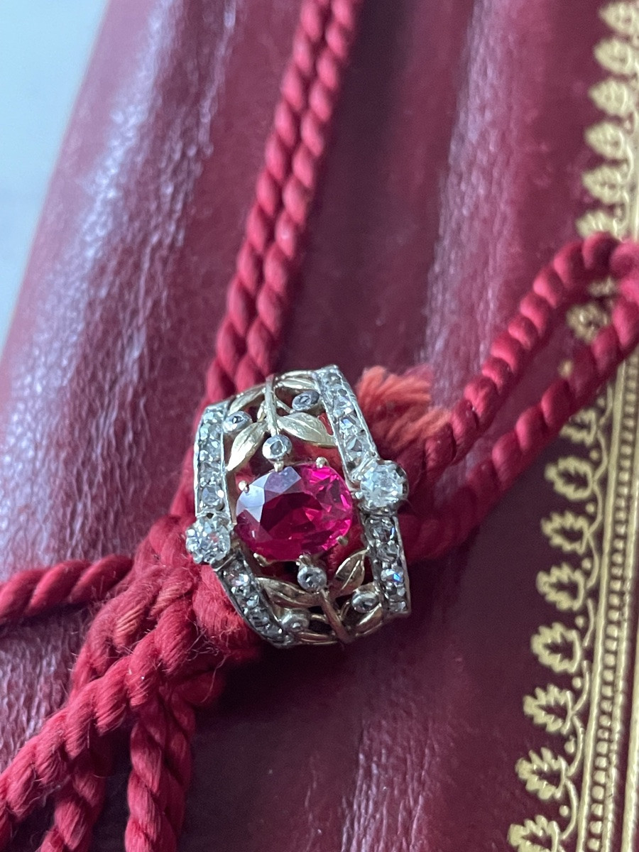 Gold And Diamond Ring -photo-2