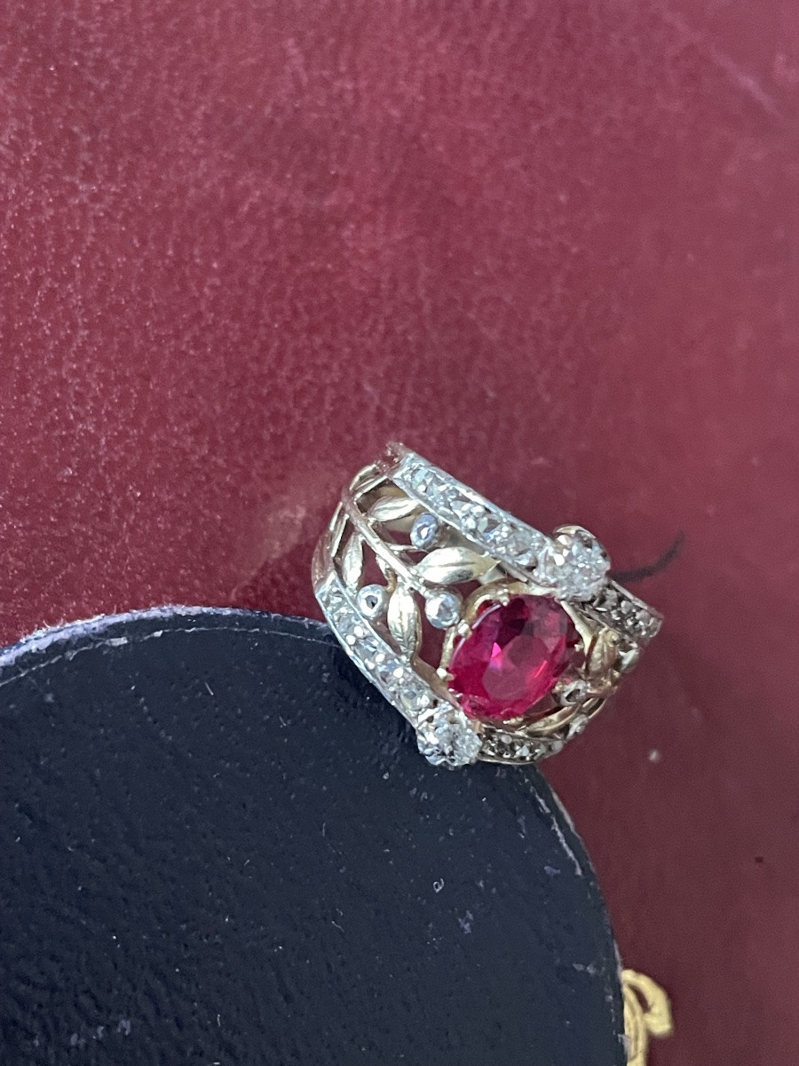 Gold And Diamond Ring -photo-3