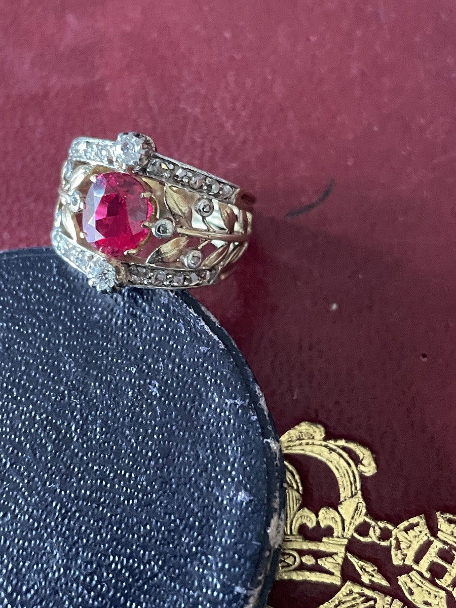 Gold And Diamond Ring -photo-4