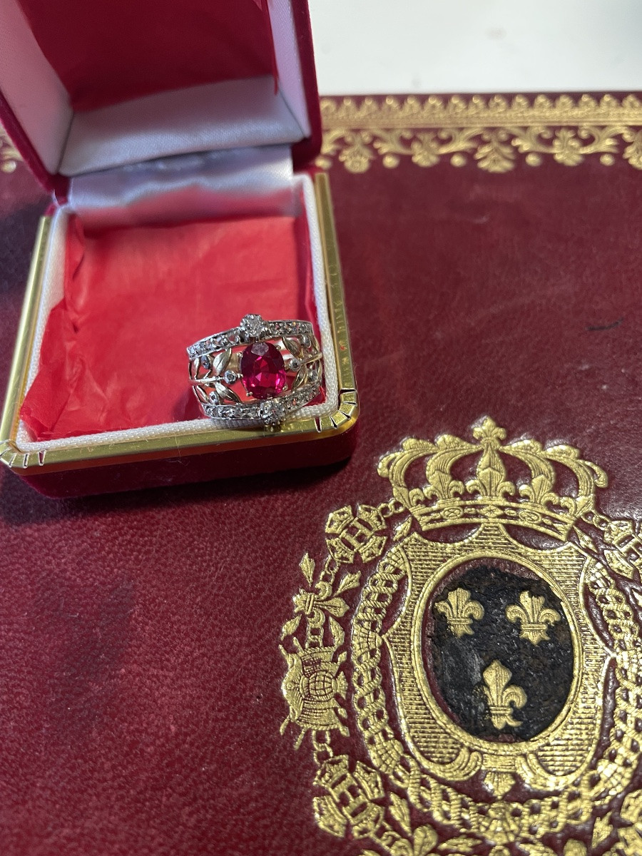 Gold And Diamond Ring -photo-3