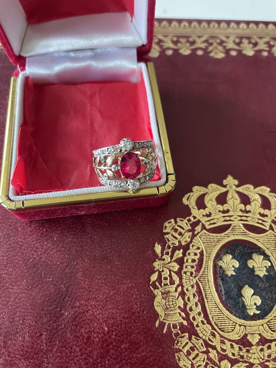 Gold And Diamond Ring -photo-4