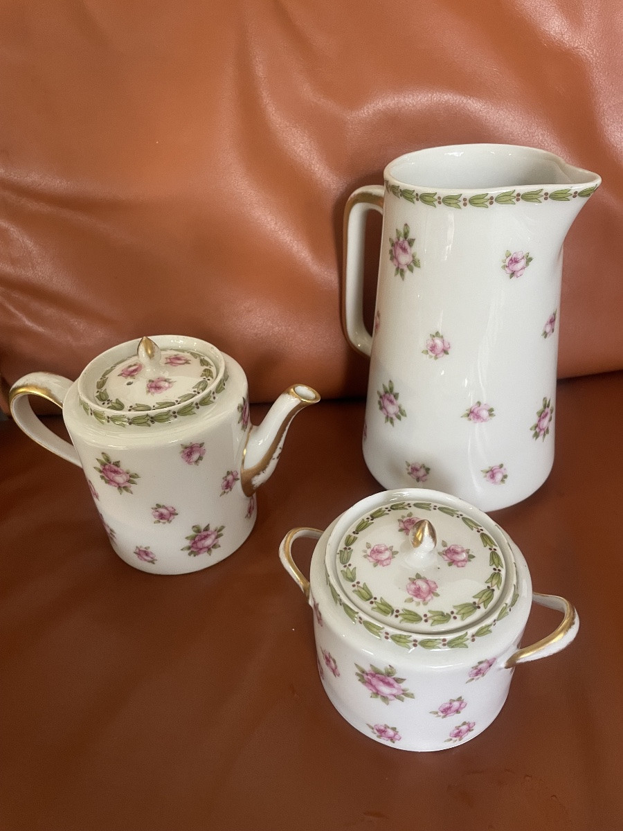 Service 3 pièces porcelaine de Théodore Haviland -photo-2