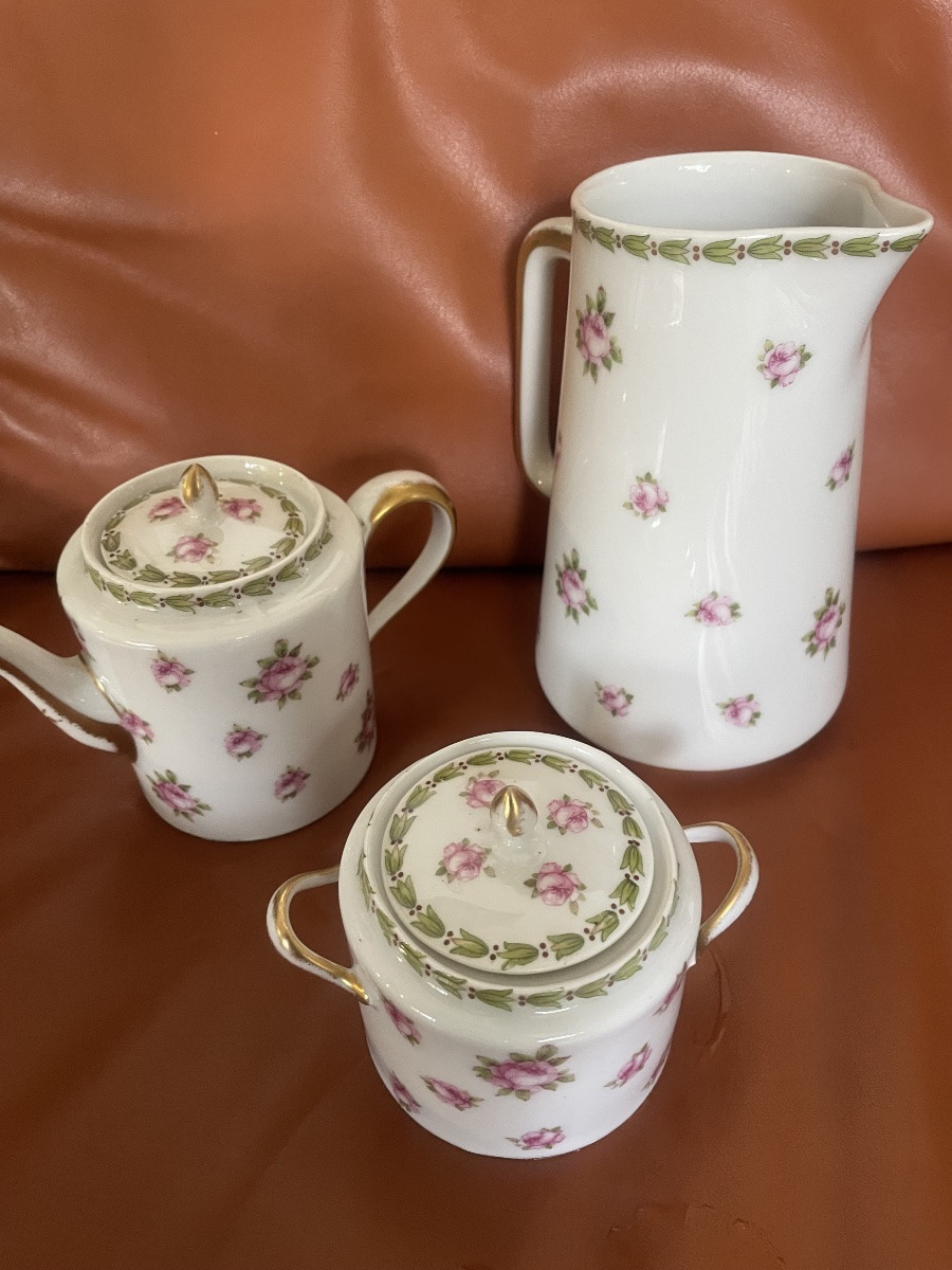 Service 3 pièces porcelaine de Théodore Haviland -photo-3
