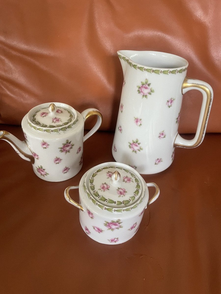 Service 3 pièces porcelaine de Théodore Haviland -photo-2