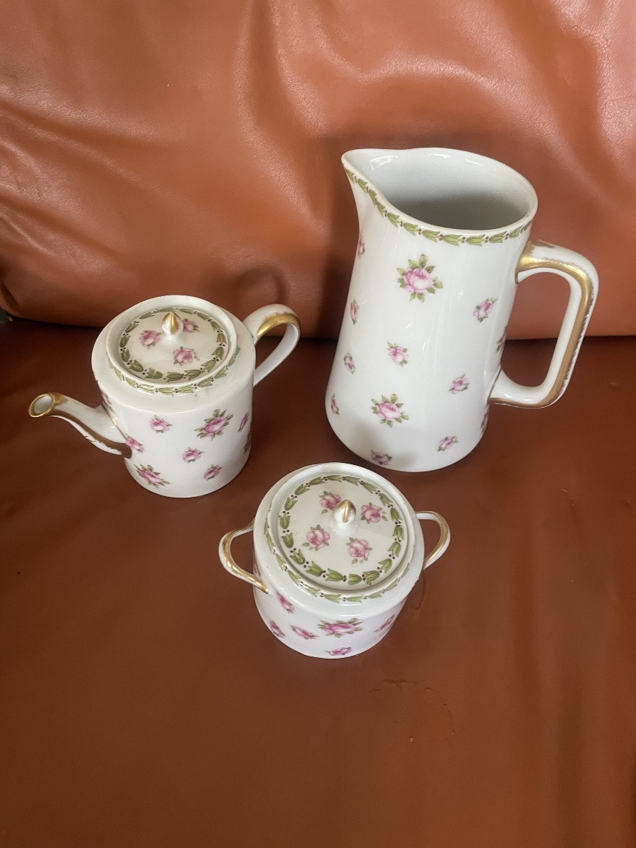 Service 3 pièces porcelaine de Théodore Haviland -photo-3