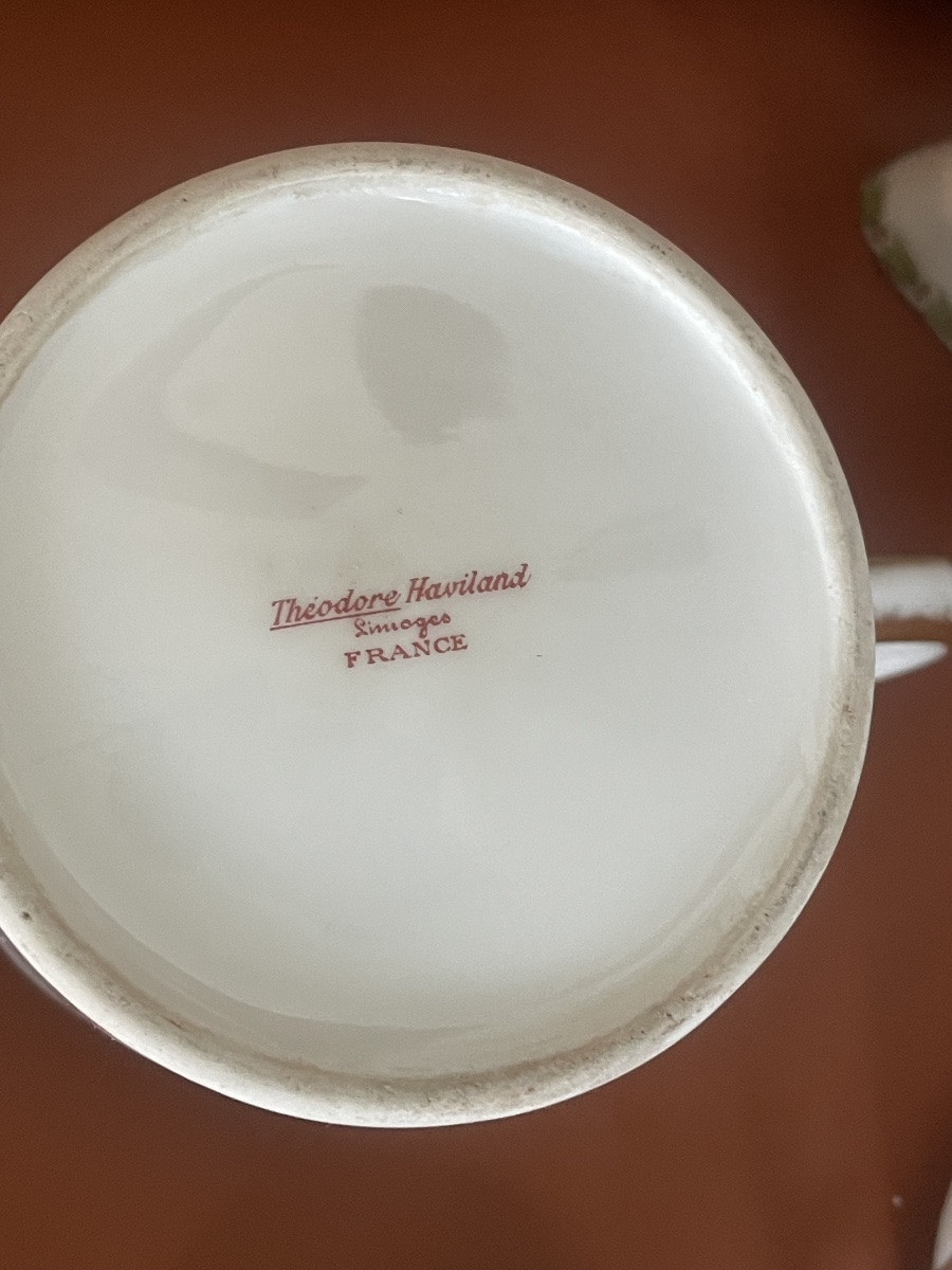 Service 3 pièces porcelaine de Théodore Haviland -photo-4