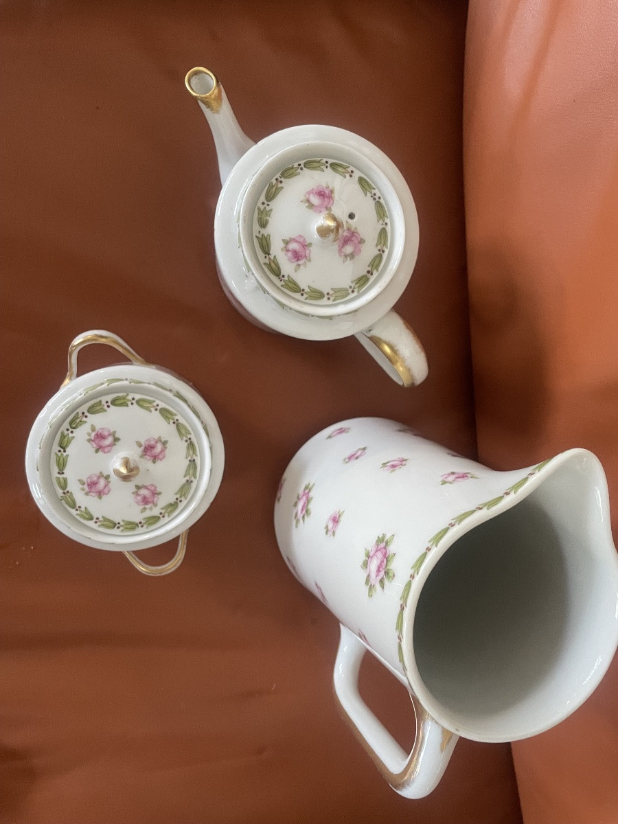 Service 3 pièces porcelaine de Théodore Haviland -photo-5