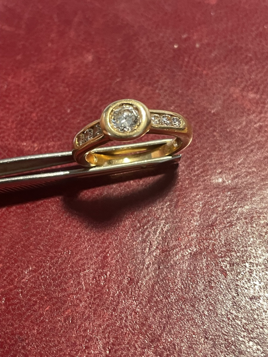 Gold And Diamond Ring -photo-2