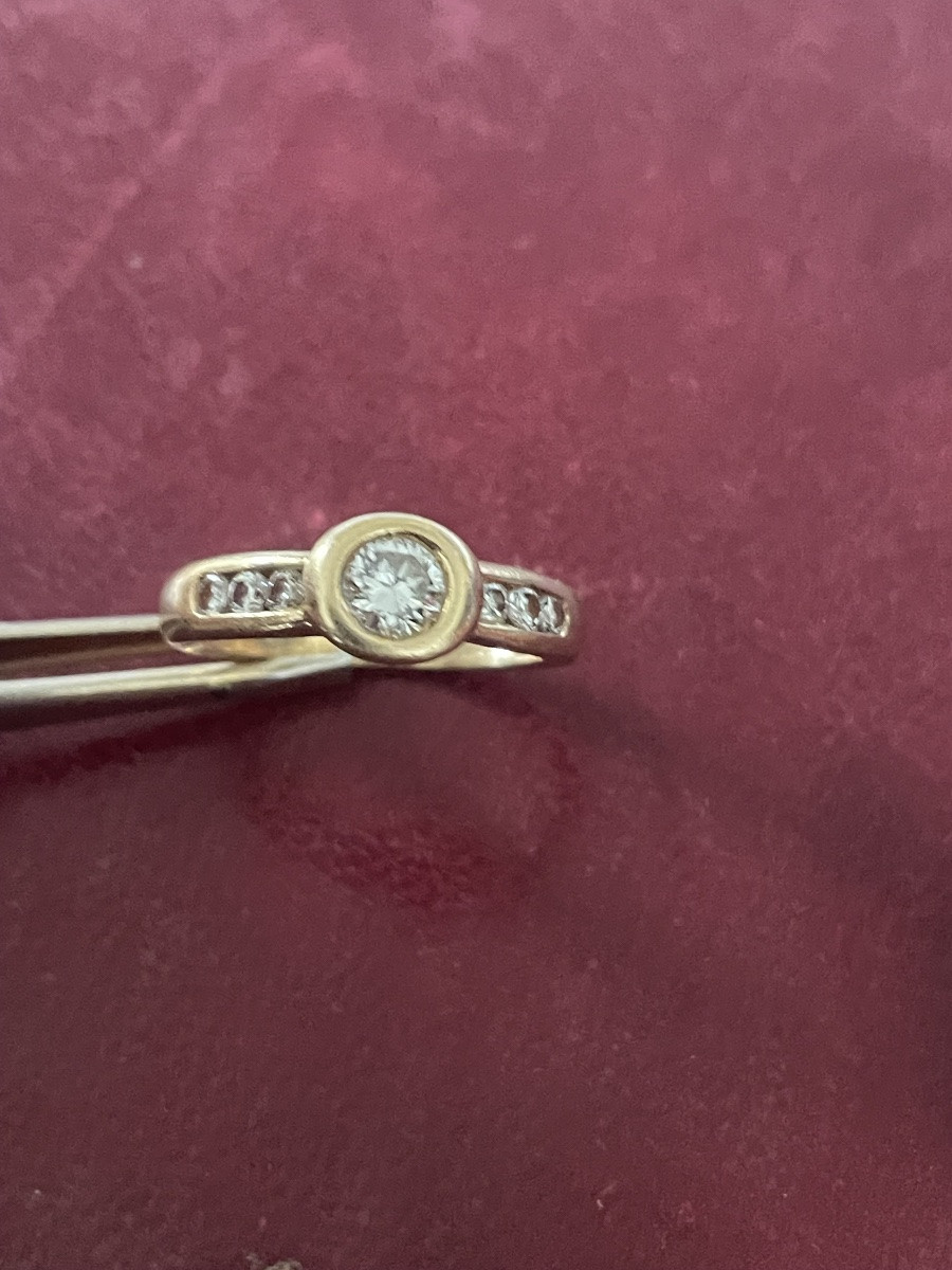 Gold And Diamond Ring -photo-1