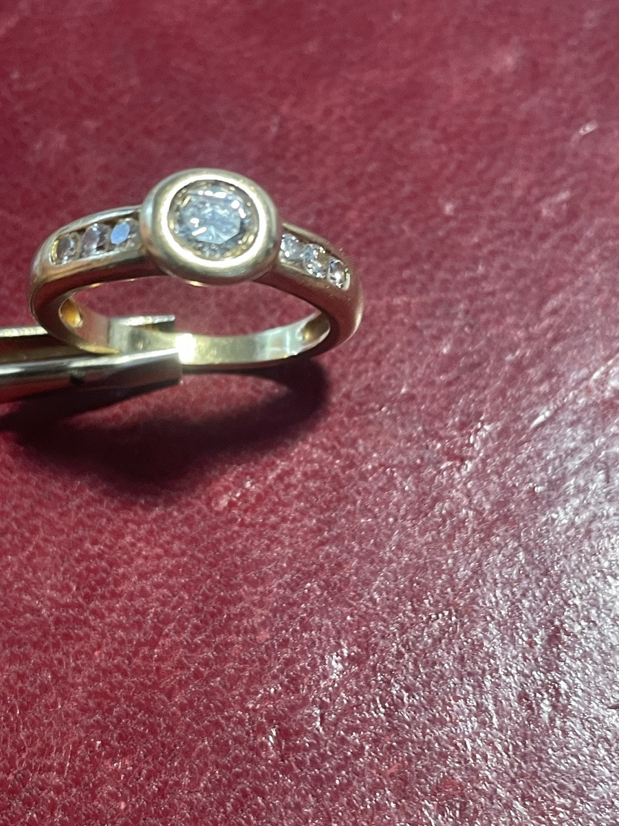 Gold And Diamond Ring -photo-4