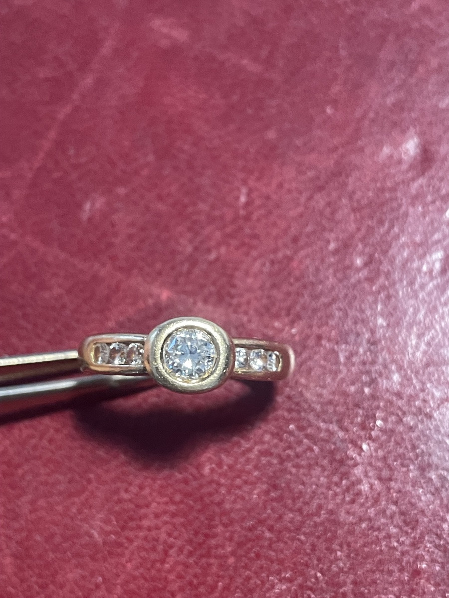 Gold And Diamond Ring -photo-5