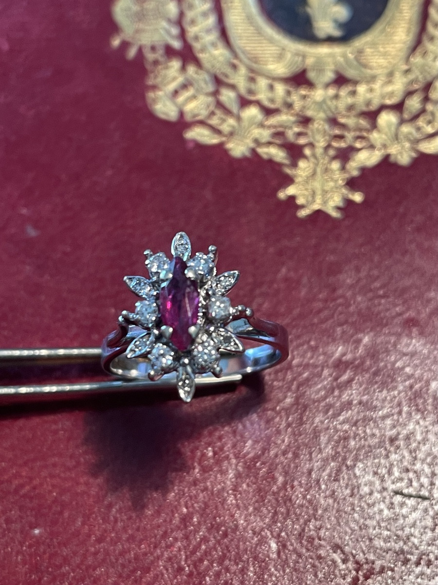 Gold And Diamond Ring 