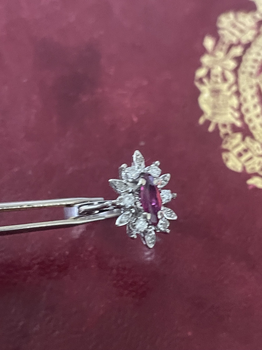 Bague or et diamants 