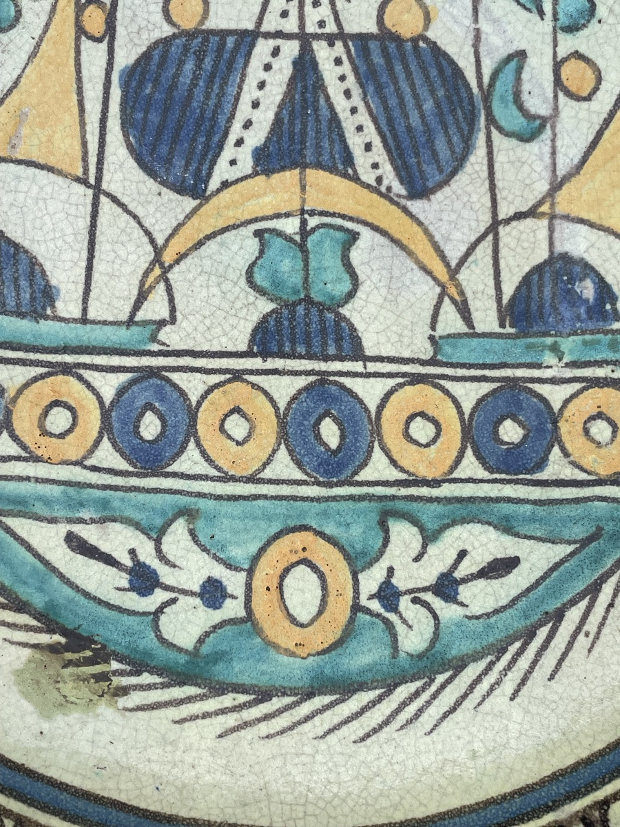 Plat oriental décor bateau -photo-3
