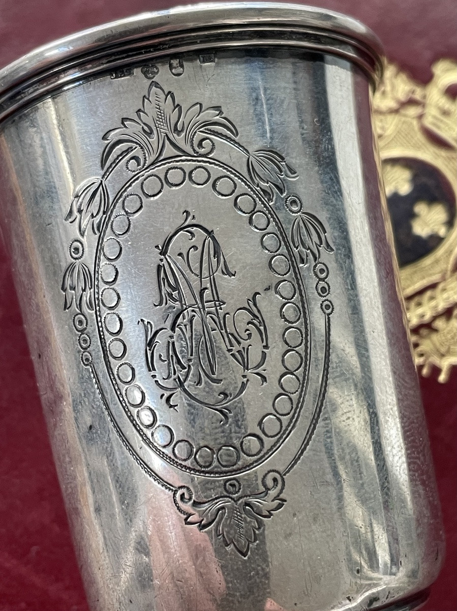 Timbale argent XVIII eme -photo-2