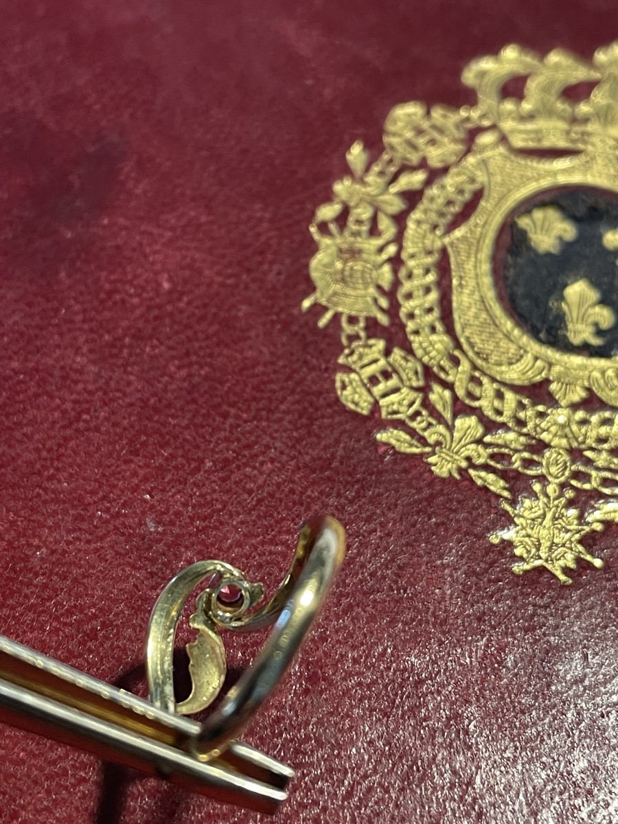 Bague or et rubis -photo-4