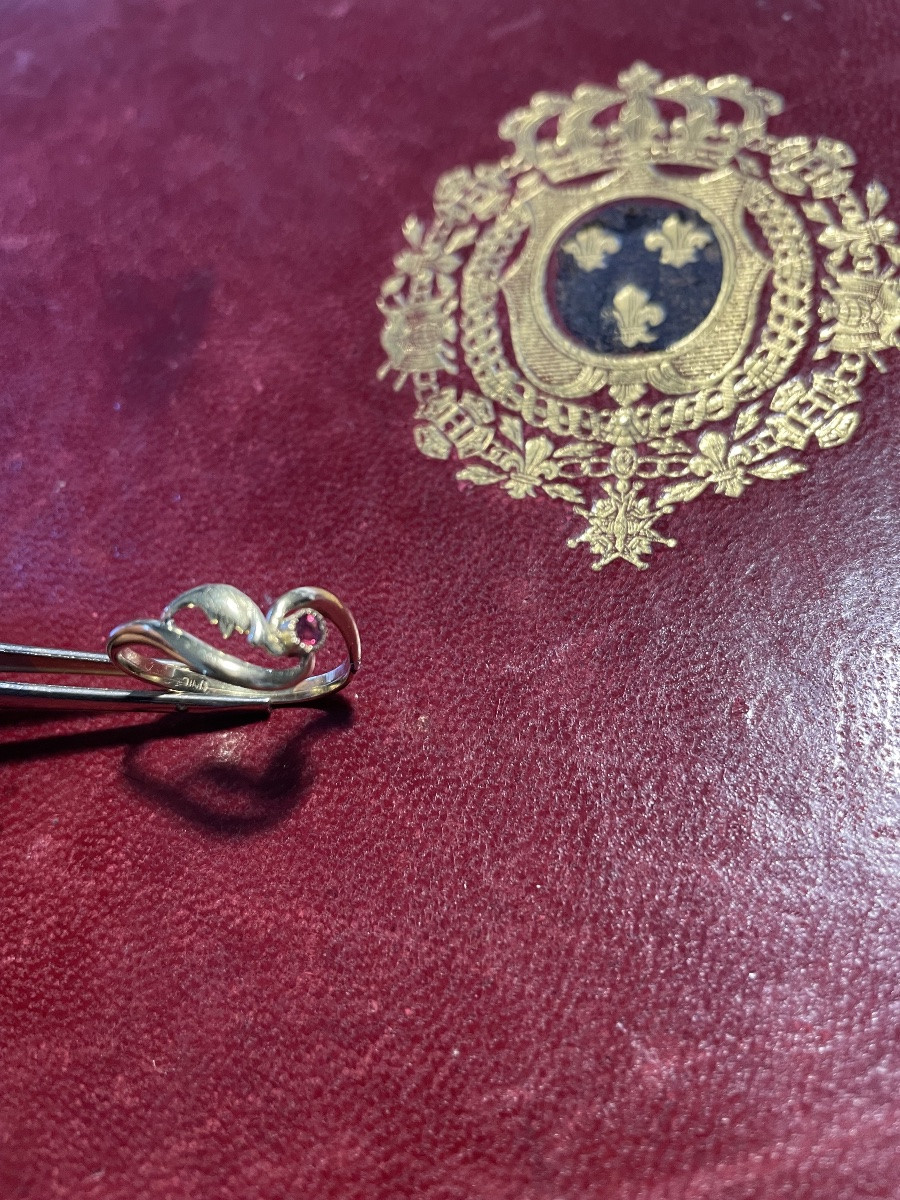 Bague or et rubis -photo-2