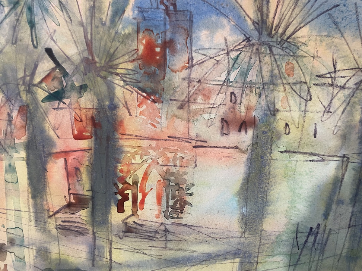 Aquarelle orientaliste -photo-6