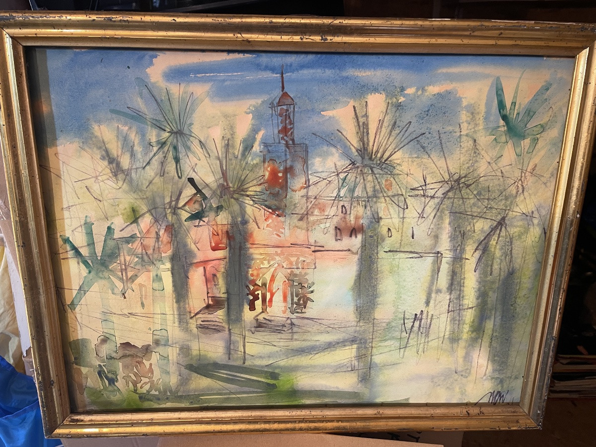 Aquarelle orientaliste -photo-7