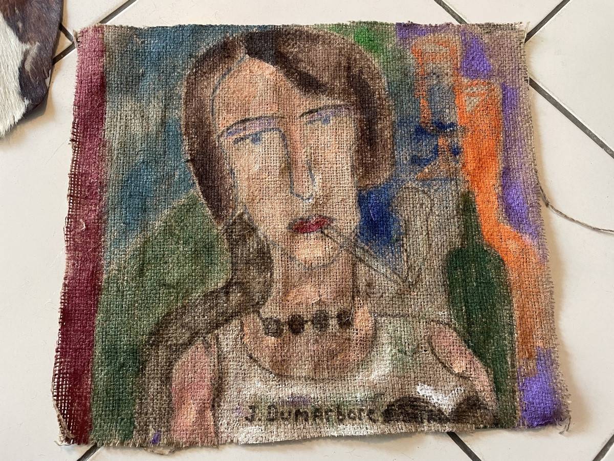 Femme à la cigarette de Jean du Marboré -photo-4