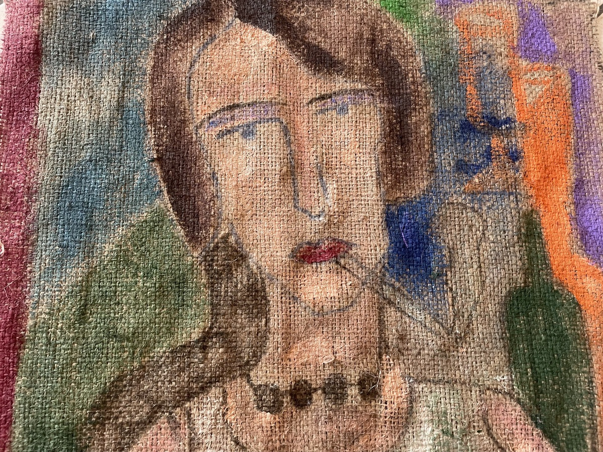 Femme à la cigarette de Jean du Marboré -photo-1