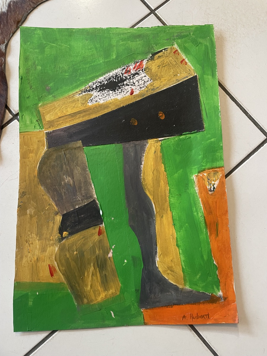 Oil And Collages By Huberti Antonio -photo-2