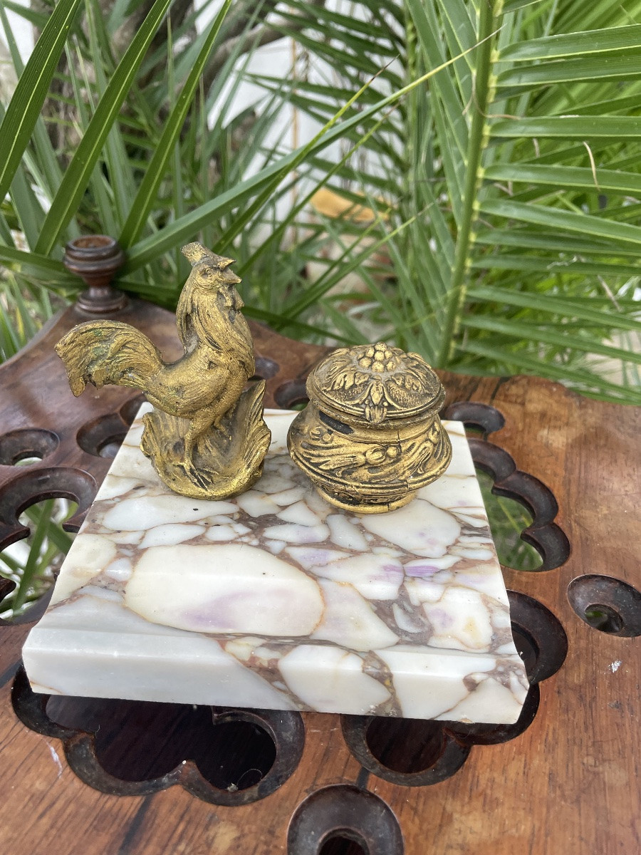 Encrier au coq -photo-4