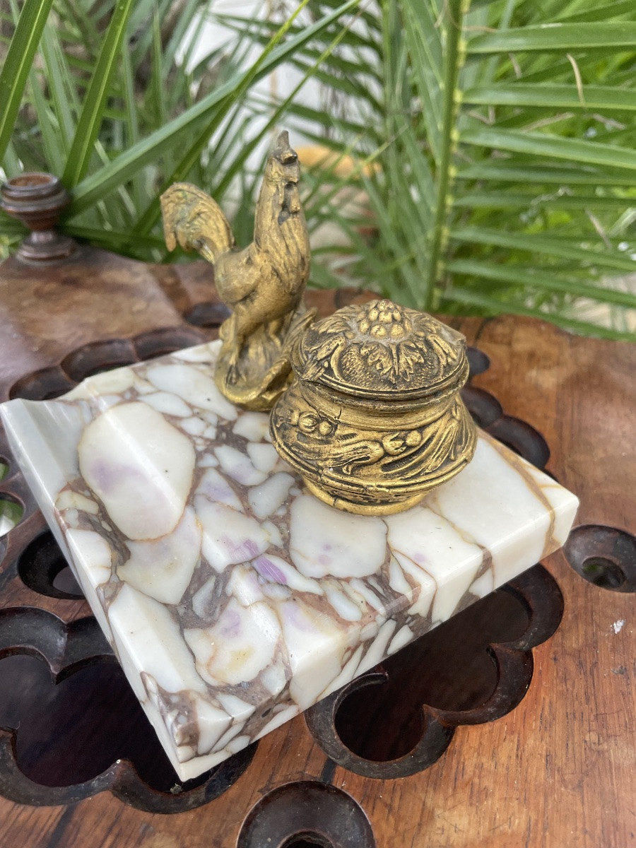 Encrier au coq -photo-6