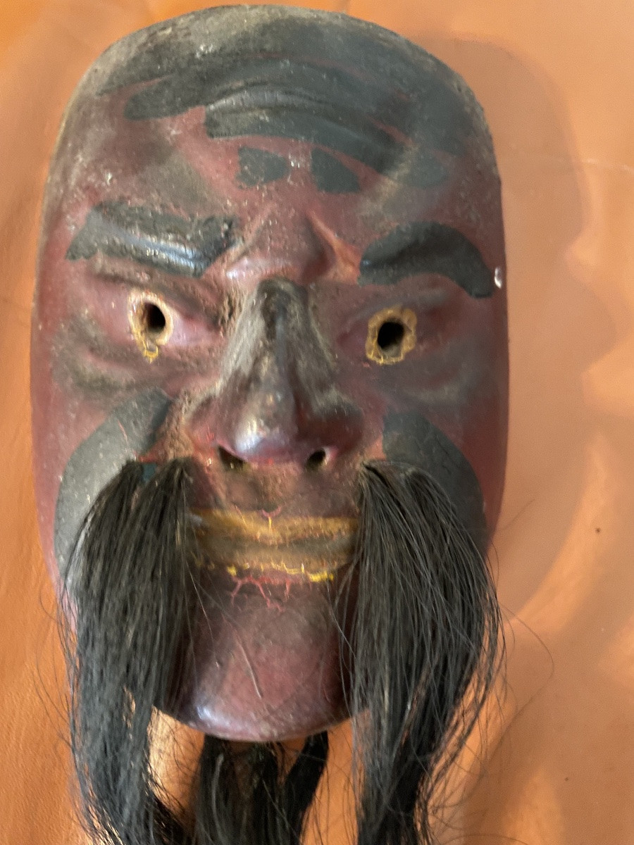 Masque japonais de théâtre No -photo-1