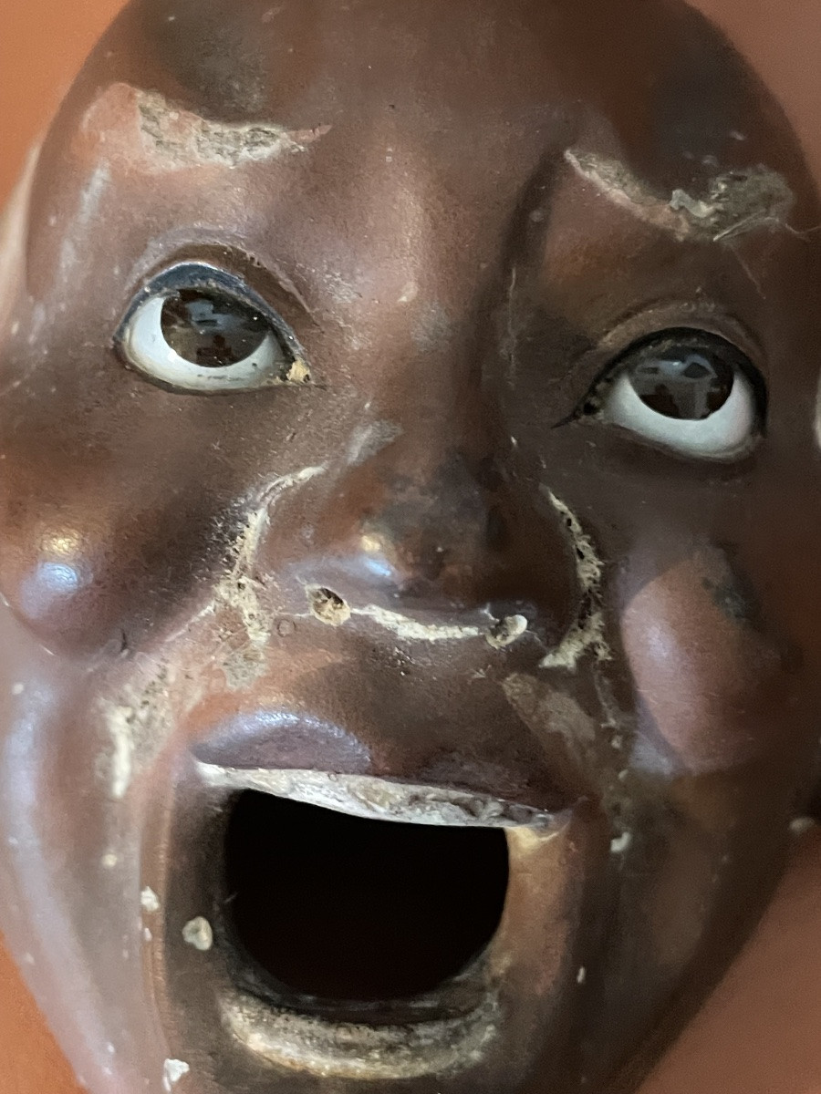 Série de trois masque de théâtre No -photo-8