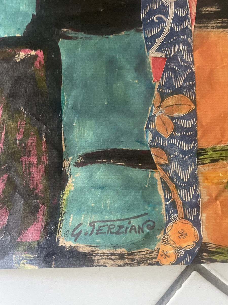 Collages And Oil Paintings By Georges Terzian -photo-4