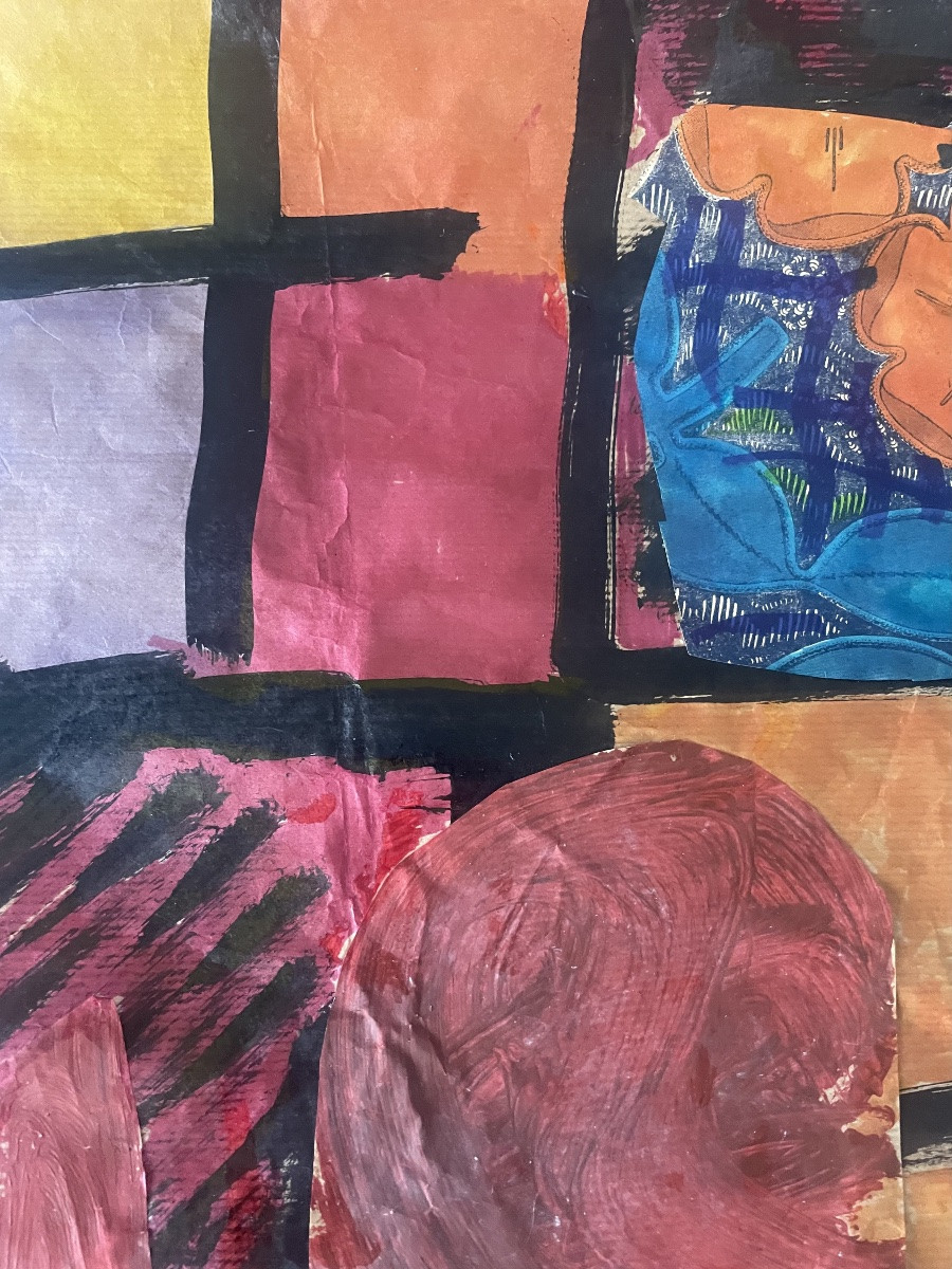 Collages And Oil Paintings By Georges Terzian -photo-5