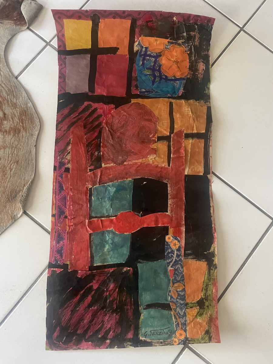 Collages And Oil Paintings By Georges Terzian -photo-8