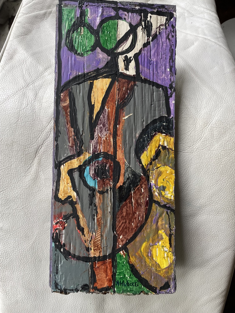 Oil On Wood By Huberti-photo-8