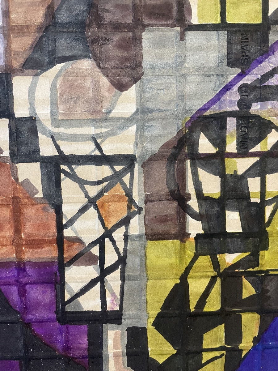 Tableau sur carreau céramique de Huberti -photo-5