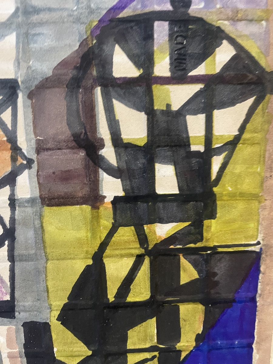 Tableau sur carreau céramique de Huberti -photo-6