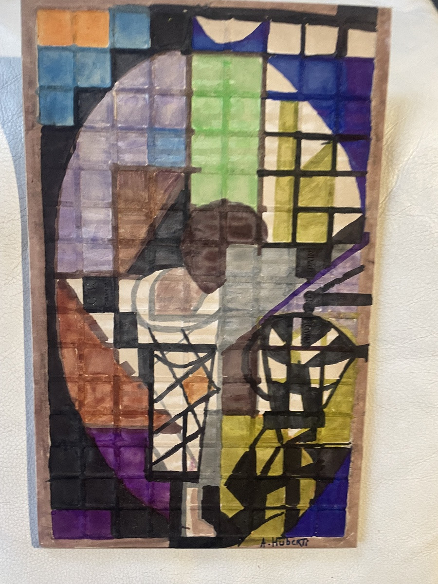 Tableau sur carreau céramique de Huberti -photo-7