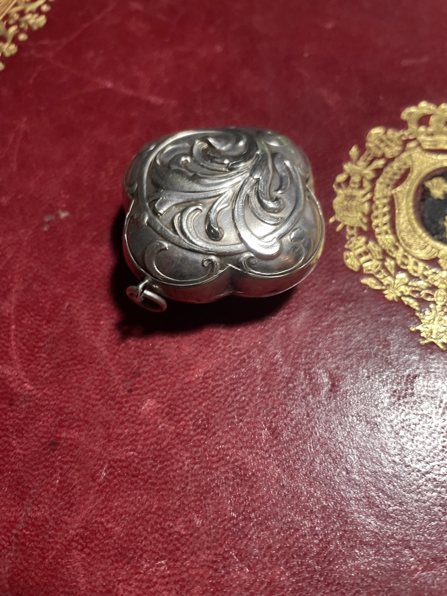 Boîte à maquillage argent -photo-3