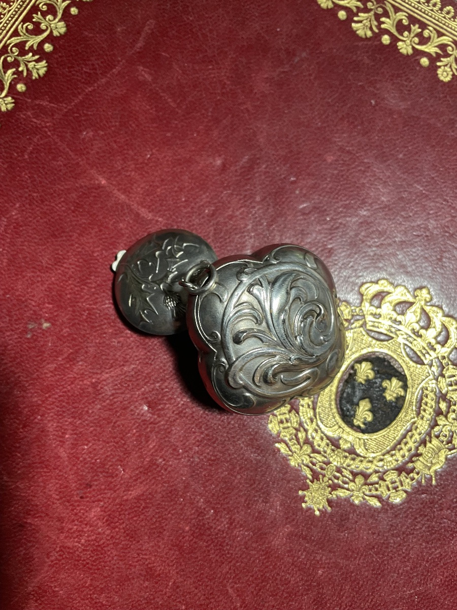 Boîte à maquillage argent -photo-3