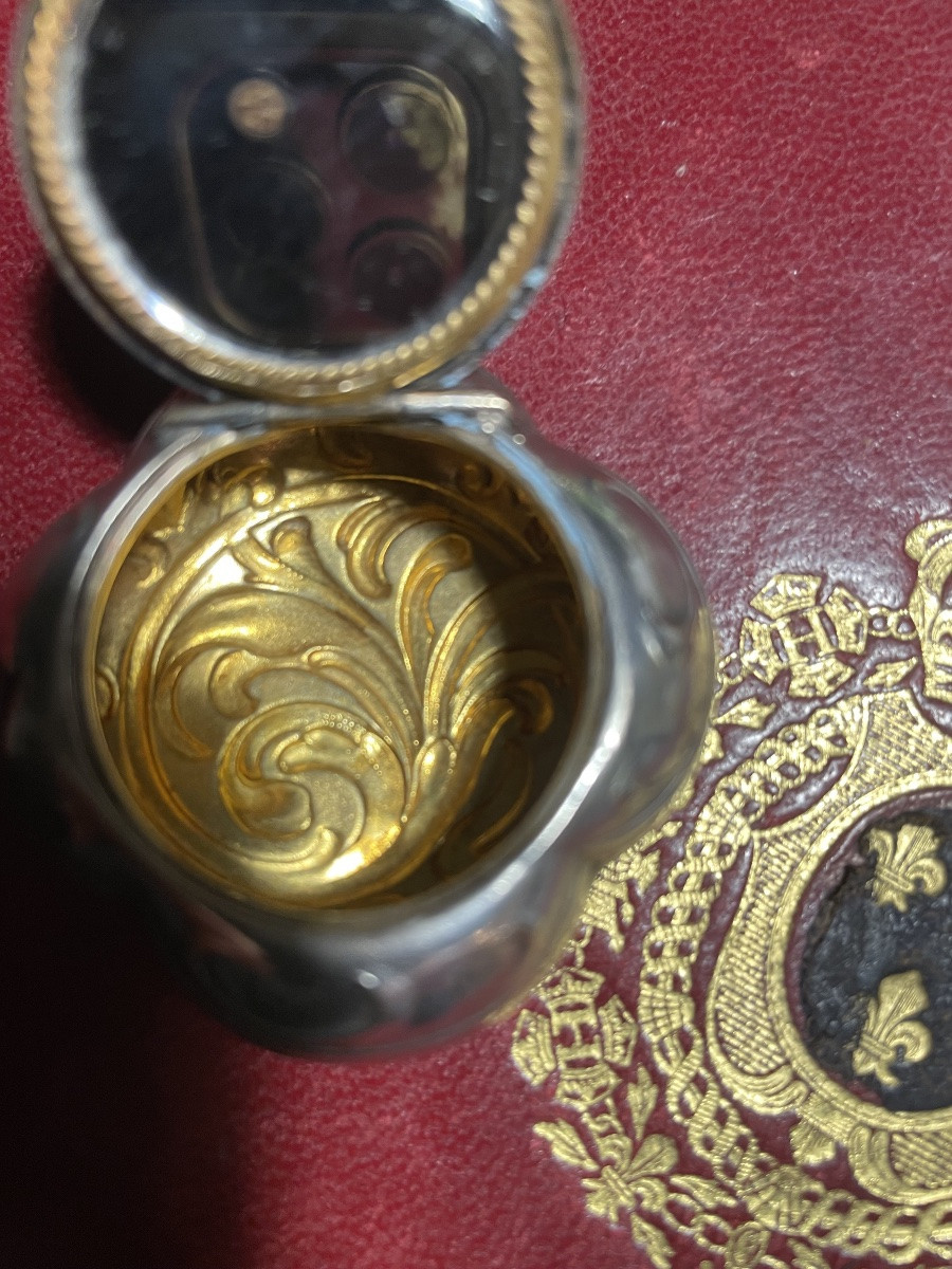 Boîte à maquillage argent -photo-6