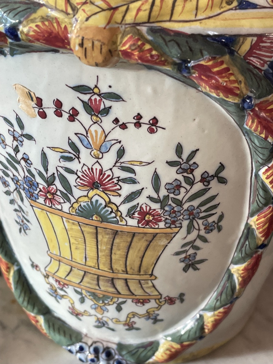 Paire de vases faïence -photo-4