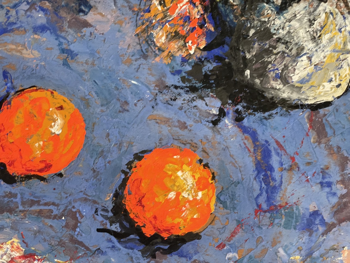 Still Life With Oranges And Flowers -photo-8