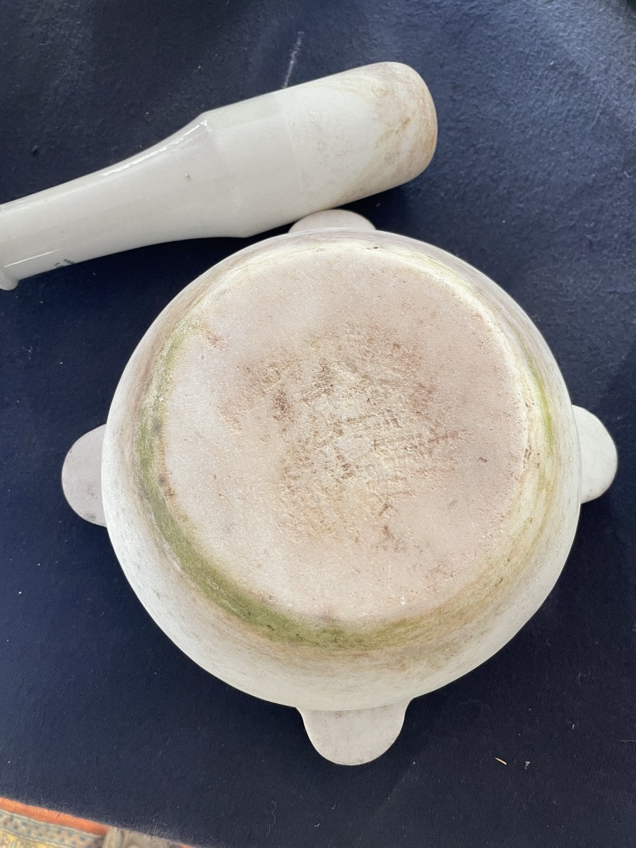 Marble Pharmacy Mortar -photo-2