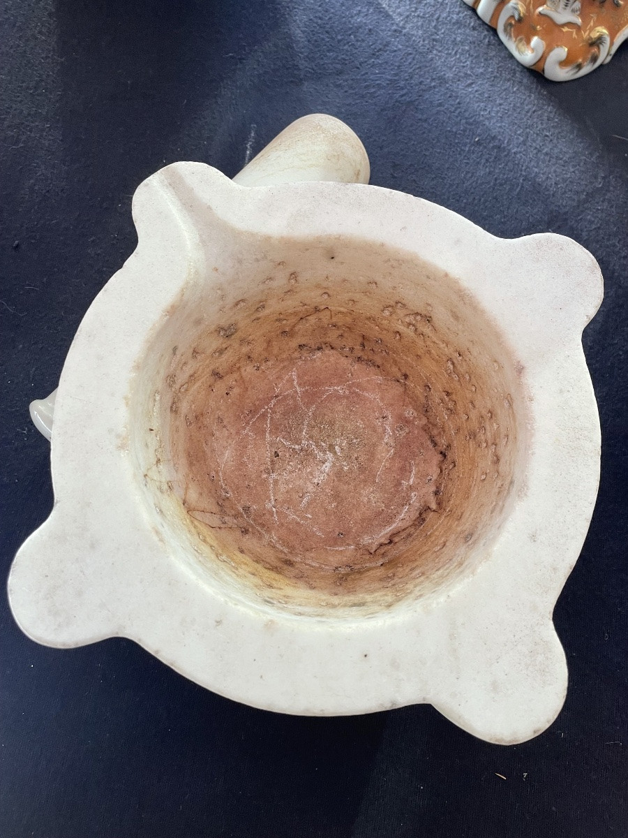 Marble Pharmacy Mortar -photo-3