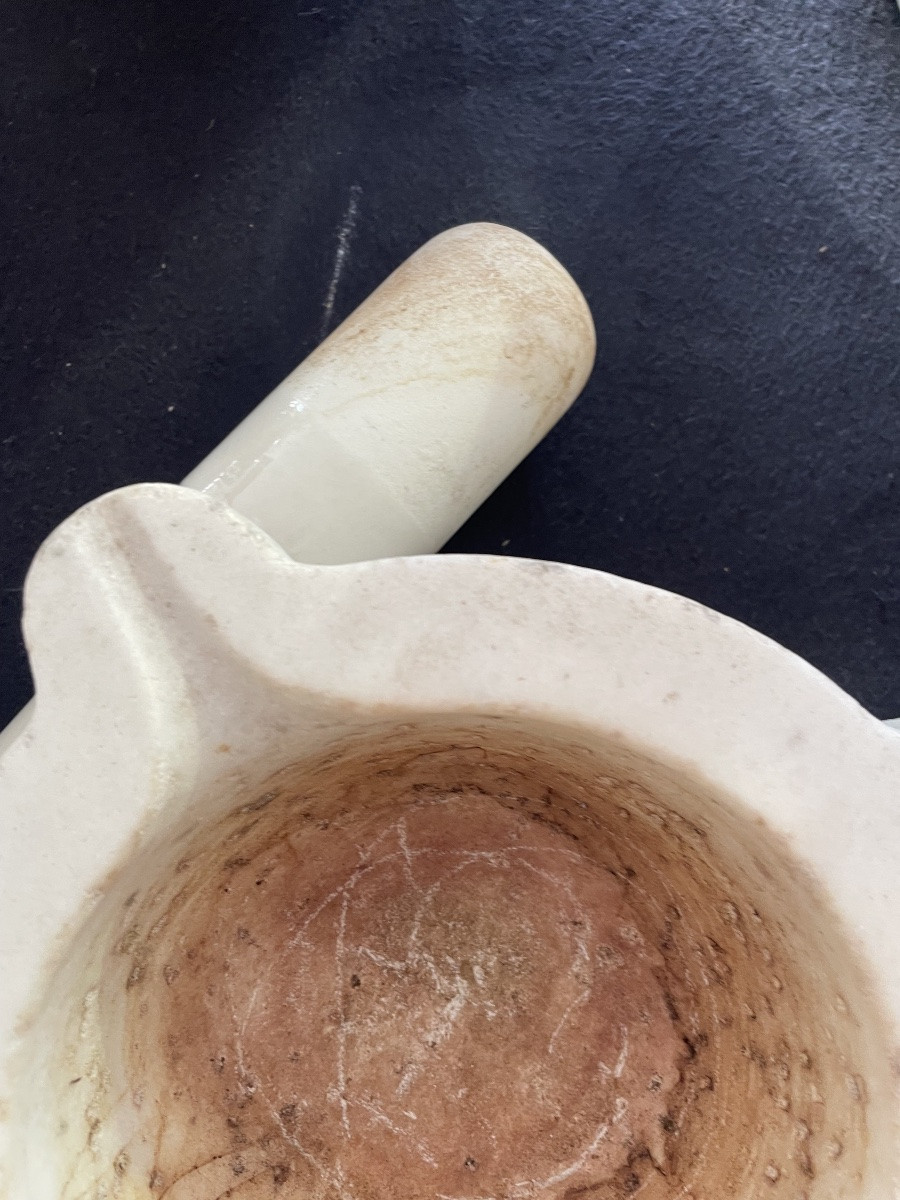 Marble Pharmacy Mortar -photo-4