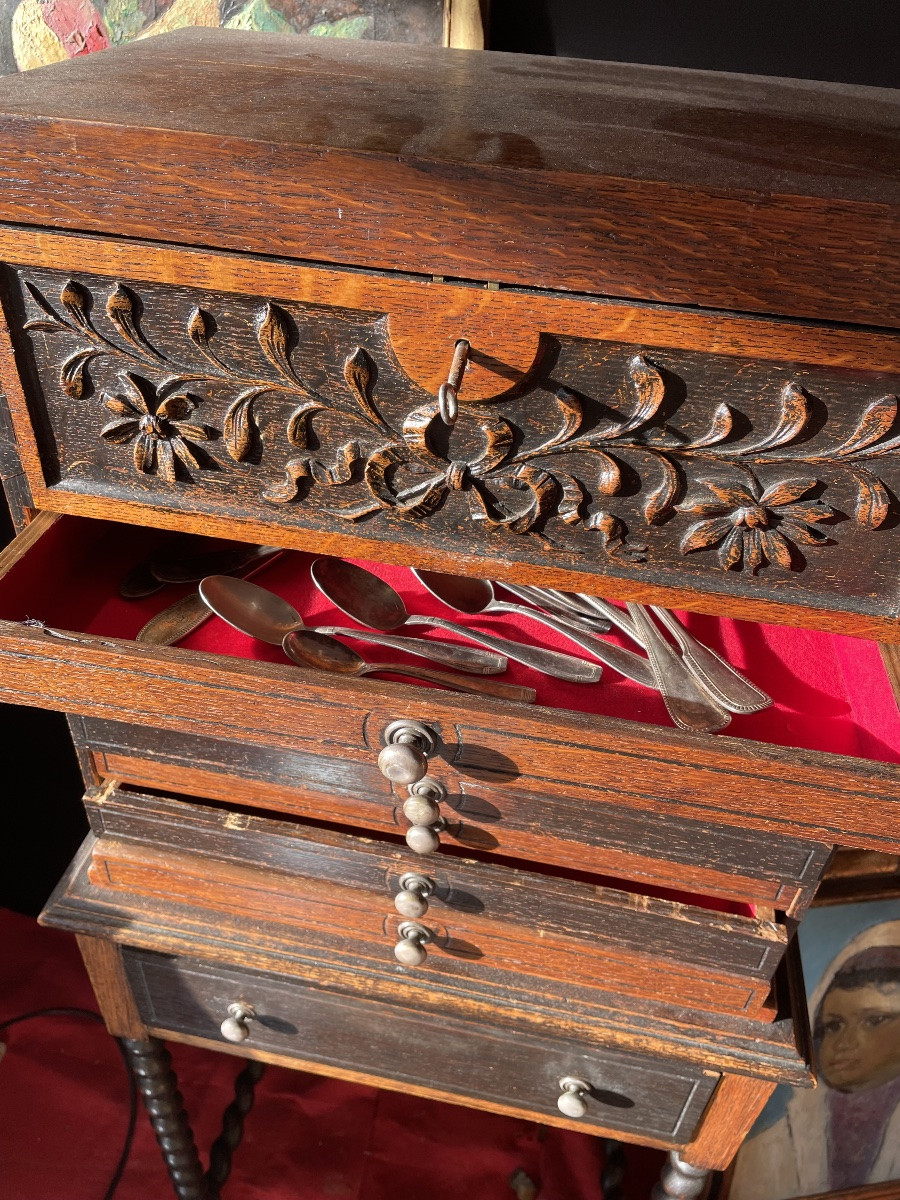 Meuble à tiroirs  pour argenterie -photo-8