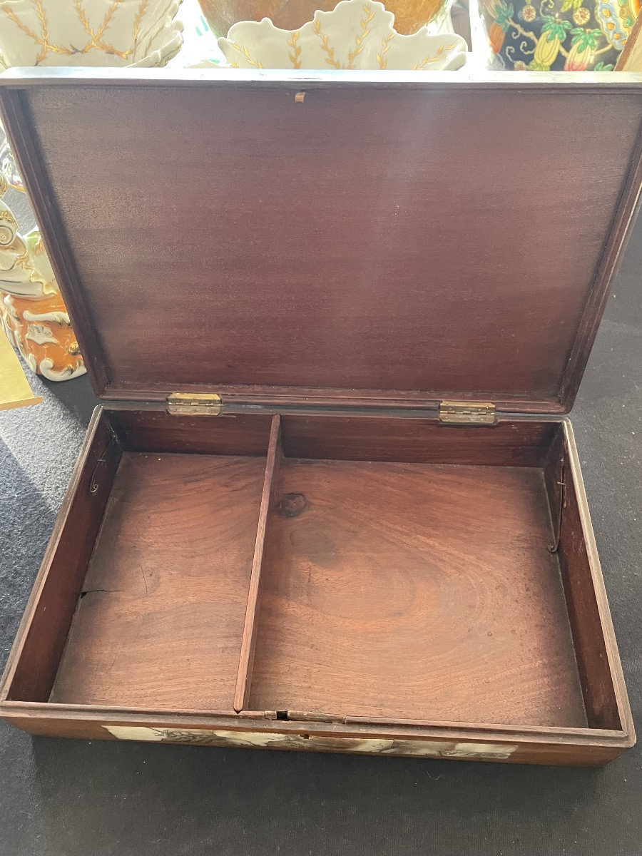 Asuatique Wooden And Mother-of-pearl Jewelry Box -photo-3