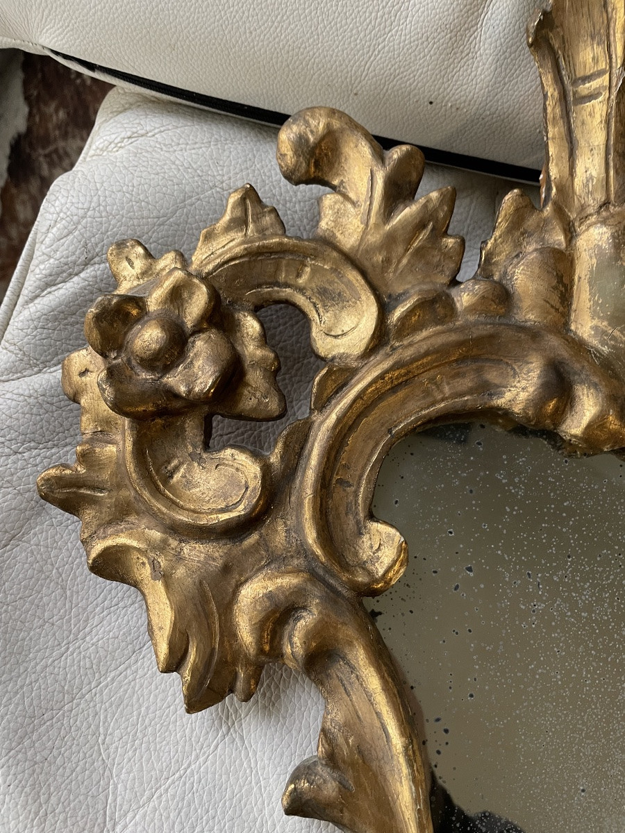 Miroir XVIII eme italien -photo-2