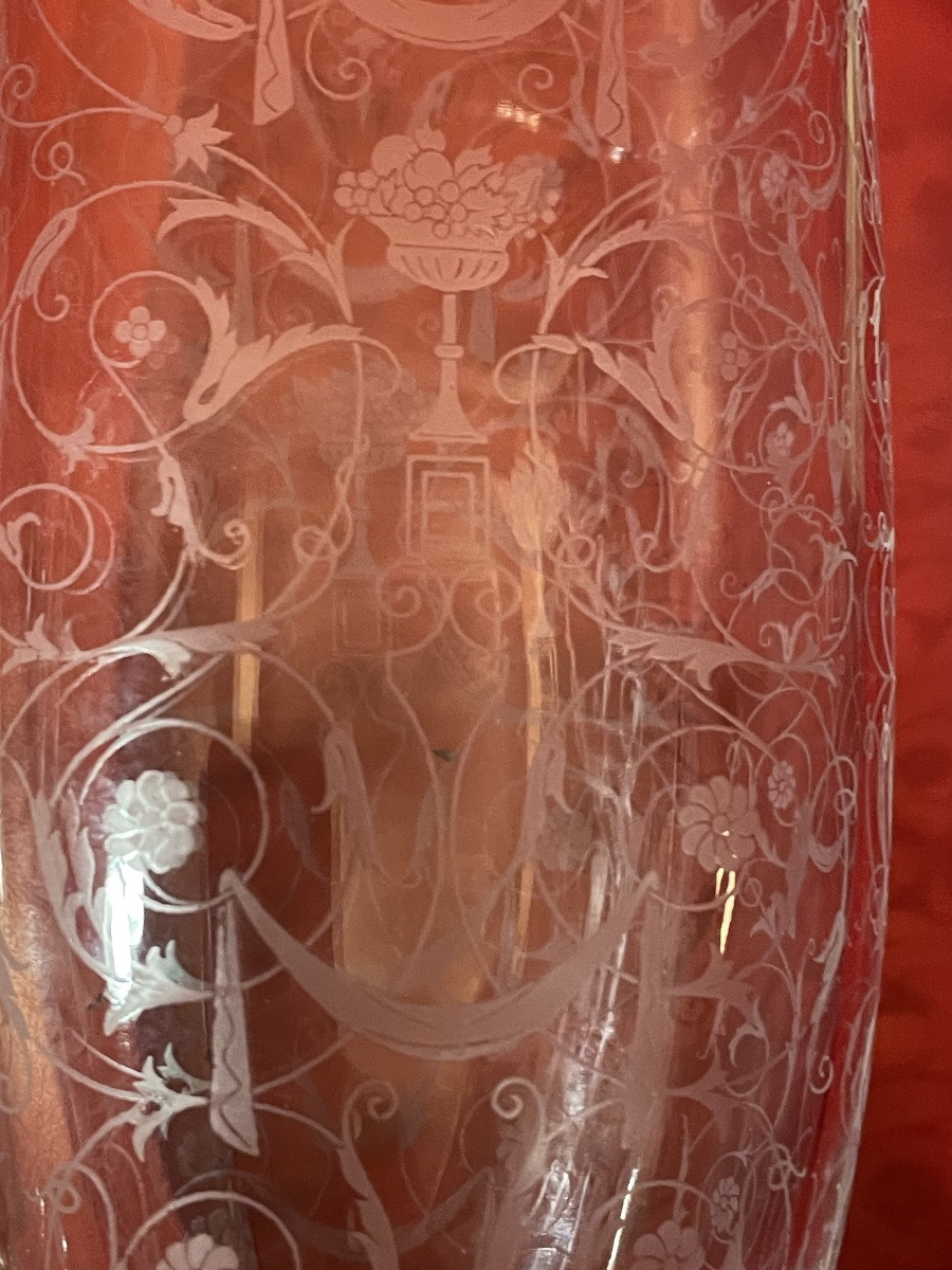 Paire de vases Michel-Ange de Baccarat -photo-4